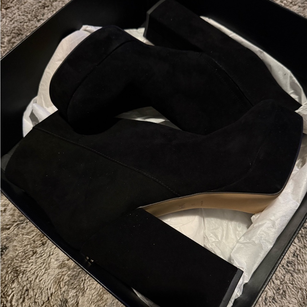 Elegant Black coach Women's Ankle Boots - Picture 6 of 7